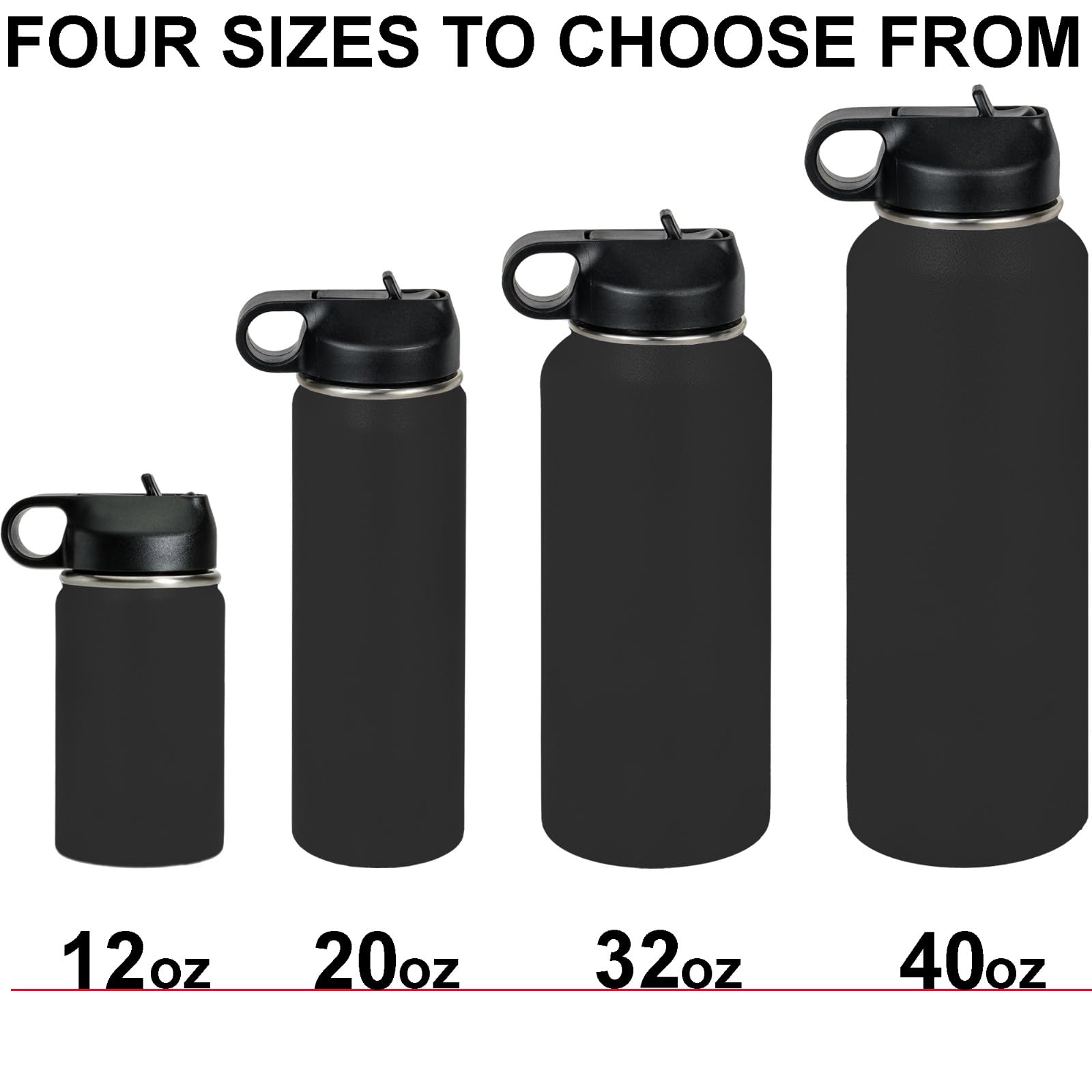 LaserGram Personalized Water Bottle, Trombone, Stainless Steel Double Wall Vacuum Insulated with Flip Top Straw, Custom Engraved Gift (32oz / 950ml Lavender)