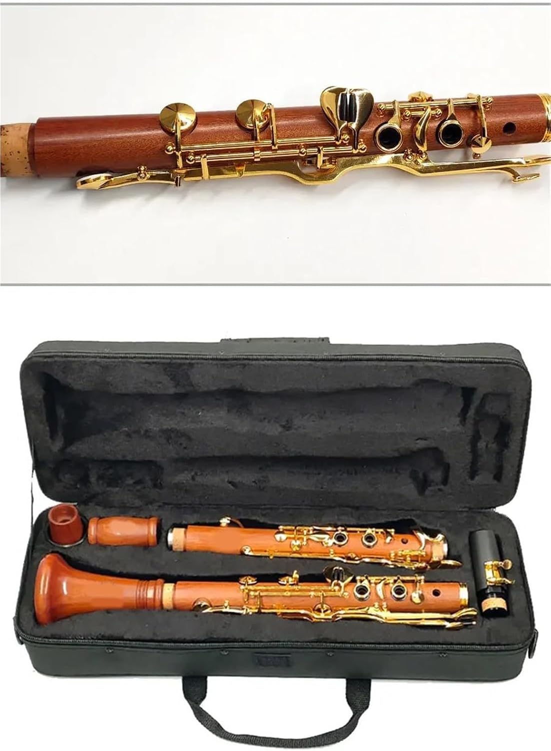 G Gold Plated 18 Key Wooden Clarinet M211 Clarinet