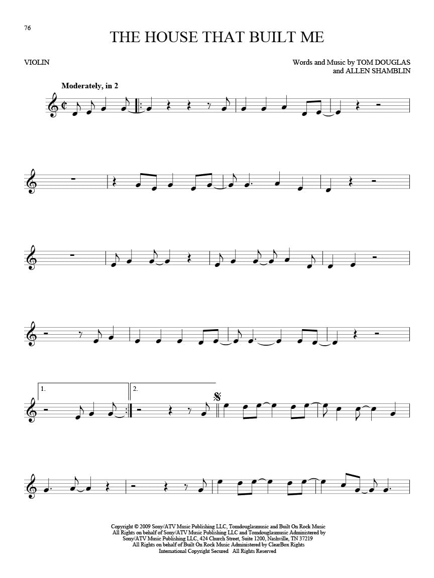 101 Hit Songs for Violin | Pop and Rock Sheet Music Collection | Solo Violin Songbook for Beginners and Intermediate Players | Music Book for Practice, Recitals, and Performance Use
