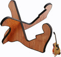 YYJ HOME Electric guitar stand, ukulele stand, acoustic guitar stand, with foam edges premium wooden guitar stand, apply to bass guitar stand for cello/mandolin/banjo/walnut