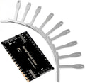 10Pcs Guitar Luthier Tools, 9Pcs Guitar Understring Radius Gauge 1Pcs String Action Height Gauge Ruler Measuring Tool Kit for Bass Setup