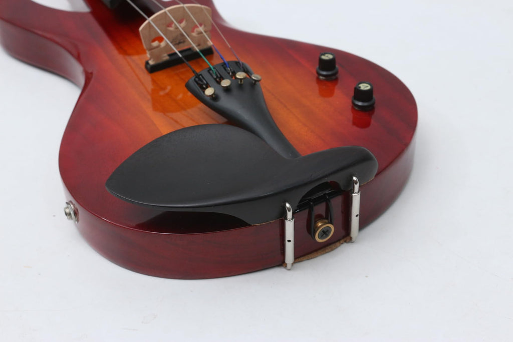 Vetimobato 16 Inch Electric Viola Set Full Size 5-String Solid Wood Practice Viola Kit with Ebony Fingerboard Include Hard Case Brazilwood Bow AUX Cable for Beginners & Adults (5 String Viola Bown)