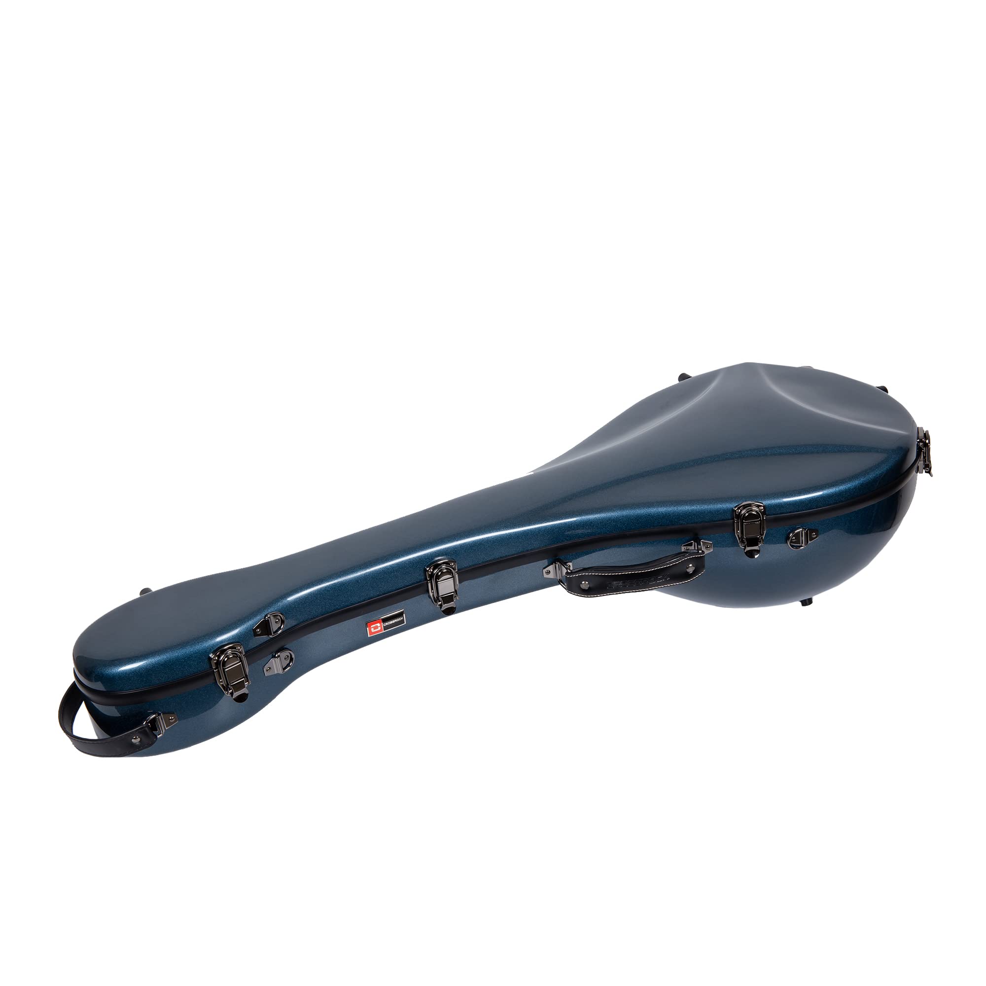 Crossrock Fiberglass Case fits for Trumpet with removable shoulder straps-Black(CRF1020TRBK)