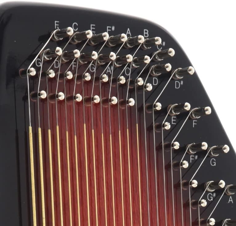 Oscar Schmidt OS21C 21 Chord Classic Autoharp with Instrument Alley AC445 Padded Gig Bag, Tuner, Polish, Tool, Picks Bundle Package