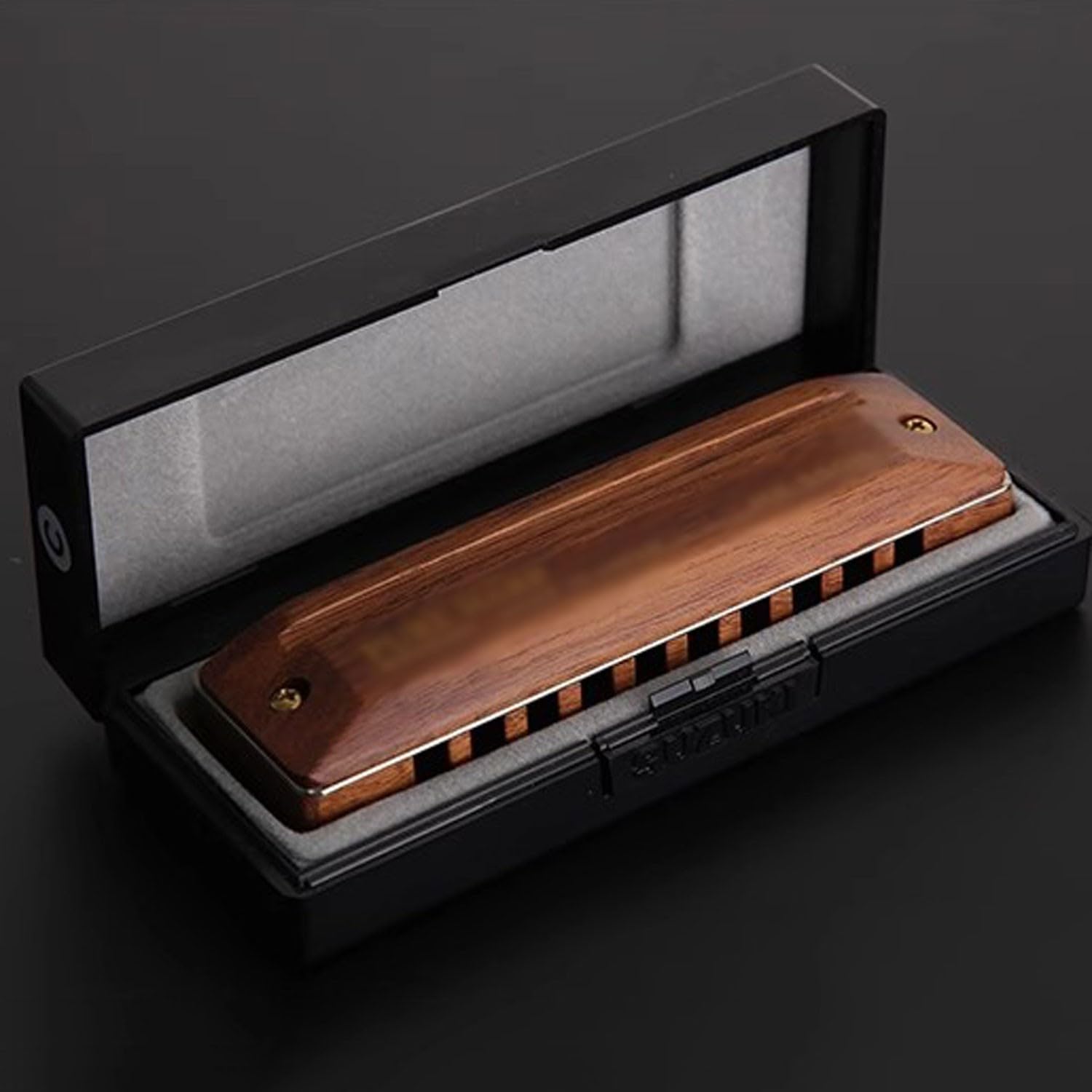 harmonicas for adults instruments for kids chromatic harmonica Diatonic 10-Hole 20-Tone Walnut Harmonica, Suitable for Students, Adults and Beginners /290