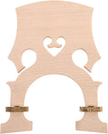 Kisangel Adjustable Maple Cello Bridge for 3/4 Cello with Low and Tall European Bridge Options Durable Instrument Accessory for School Orchestras Practice and Performance