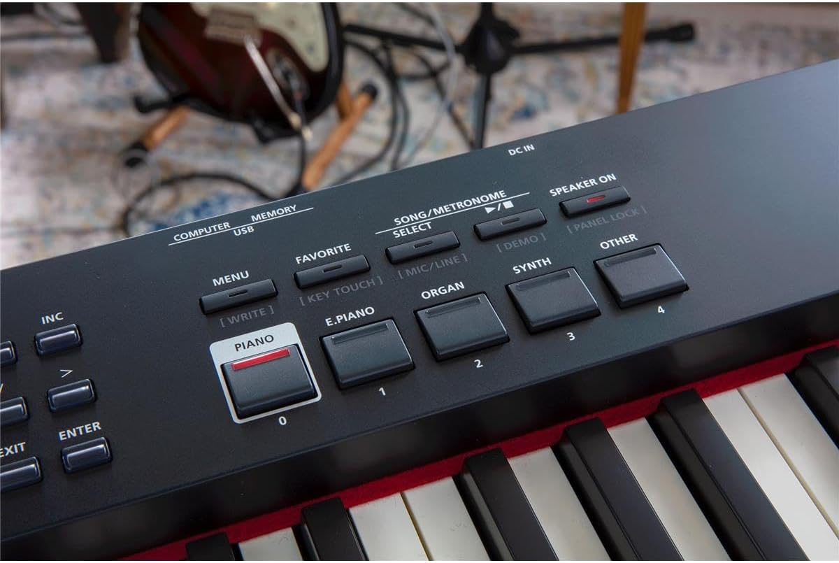 Roland RD-08 Stage Piano | Authentic RD Sound & Playability | 88-Note Weighted-Action PHA-4 Keyboard | Bundle, H&A Keyboard Stand, Sustain Pedal, Piano Bench & Studio Monitor Headphones