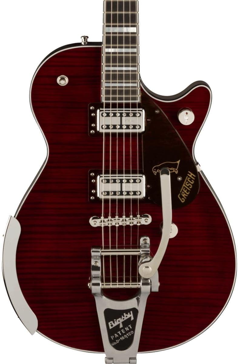 Gretsch G6134TFM-NH Nigel Hendroff Signature Penguin - Dark Cherry Metallic Flame