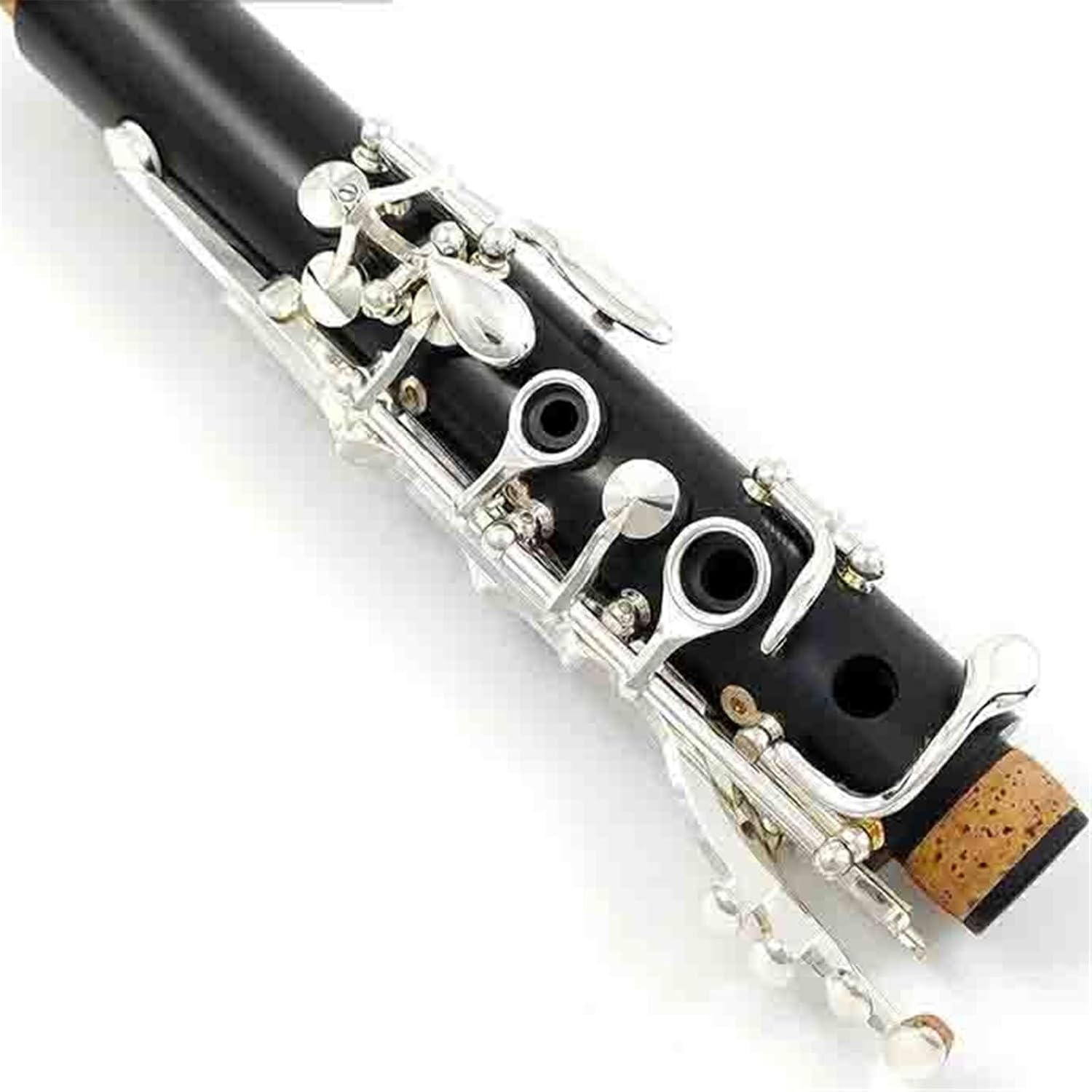 Clarinet Bb Wood Silver Plated 18 Keys Ebony Clarinet Instrument