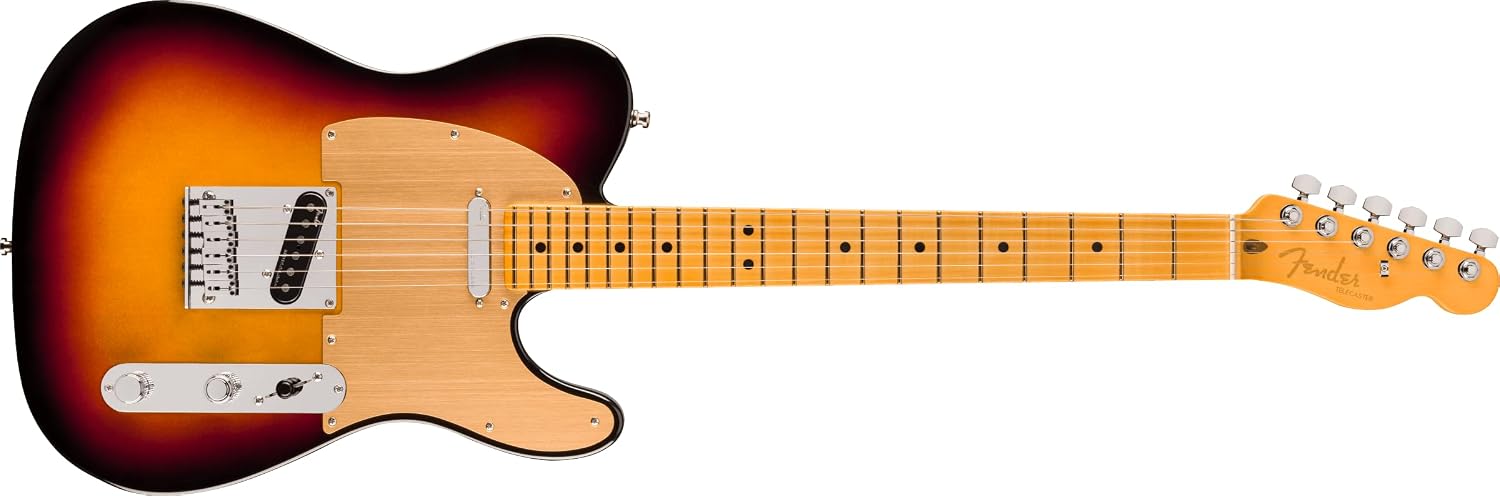 Fender American Ultra II Telecaster Electric Guitar - Ultraburst with Maple Fingerboard | Select Alder Body, Modern D Quartersawn Maple Neck, 10-14 Compound-Radius Maple Fingerboard, Ultra Ii Noiseless Pickups