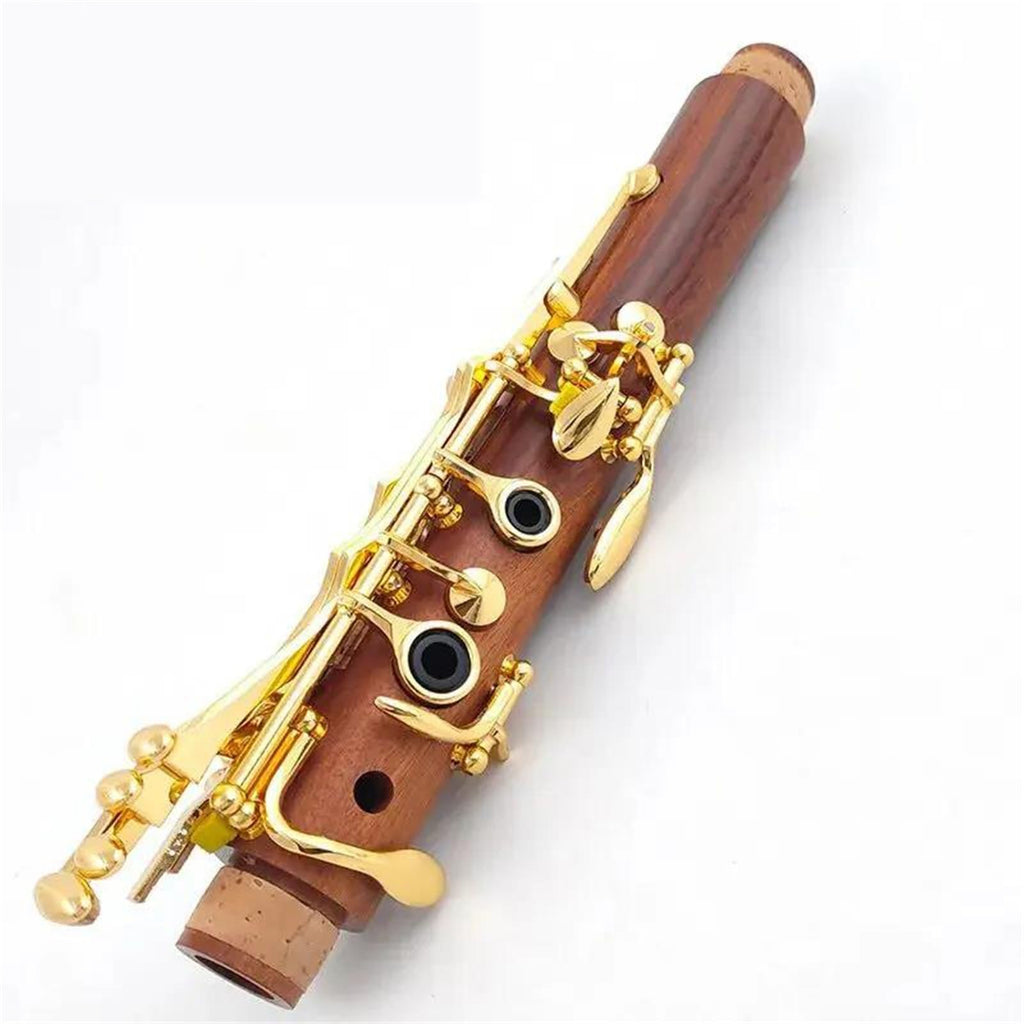 Clarinet Musical Instruments Ebony Clarinet A 17 Key Silver Plated Copper Clarinet(A)