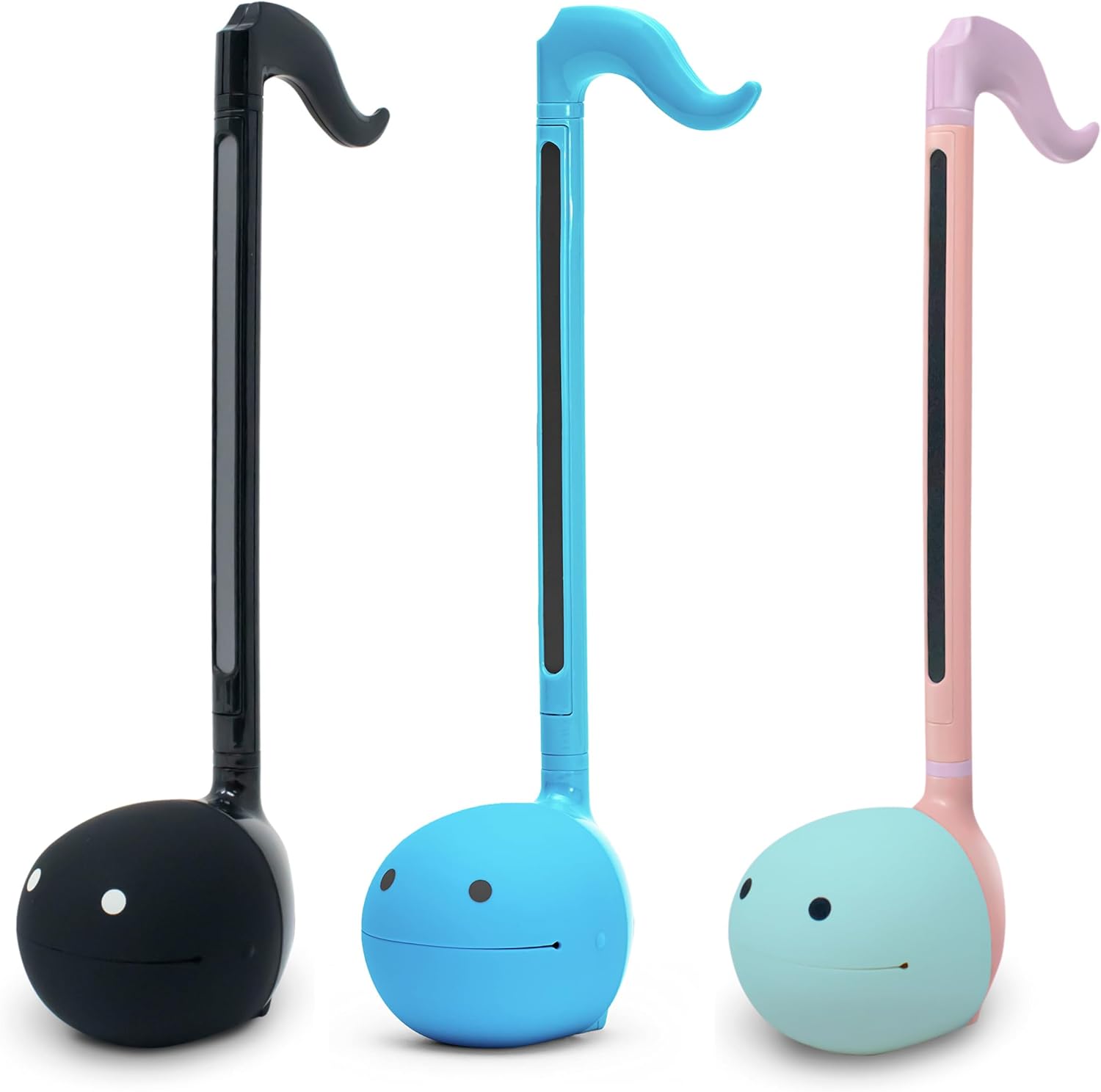 Otamatone Japanese Electronic Musical Instrument Portable Music Synthesizer from Japan by Maywa Denki Studio Award Winning, Educational Fun Gift for Children, Teens & Adults - Black