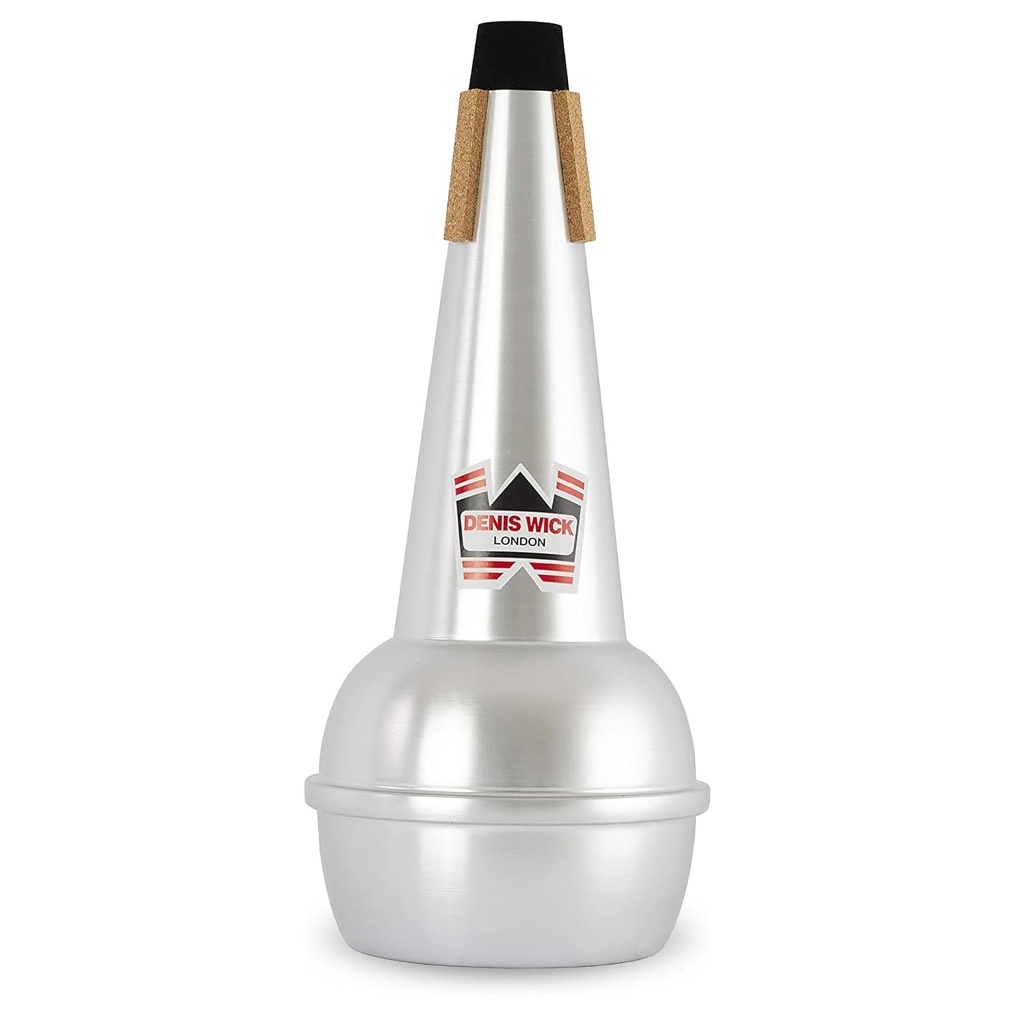 Denis Wick Adjustable Cup Mute for Bass Trombone, 5533 - Hand-Spun Aluminum Mute and Adjustable Cup Position for Varied Tone - Ideal for Practice, Performance & Recording - 11.81 x 9.45 x 9.45 Inches