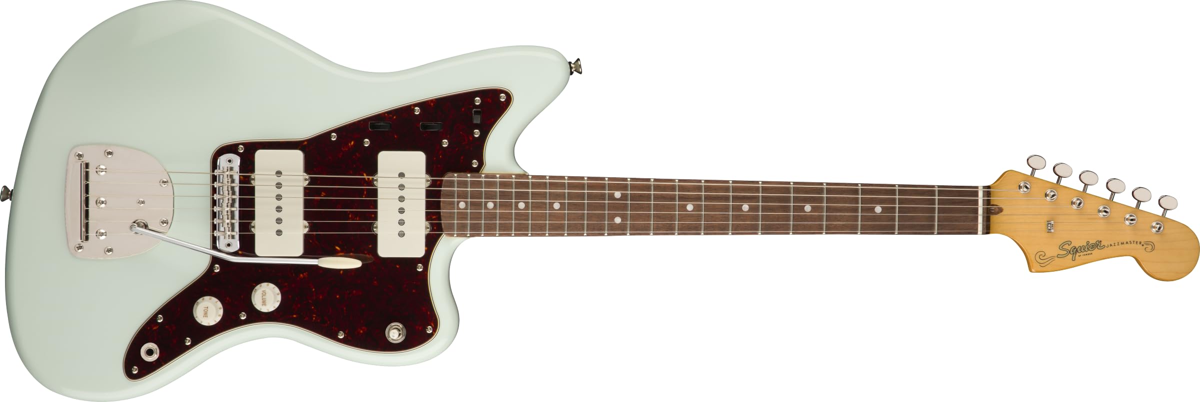 Squier Classic Vibe 60s Jazzmaster Electric Guitar, with 2-Year Warranty, 3-Color Sunburst, Laurel Fingerboard