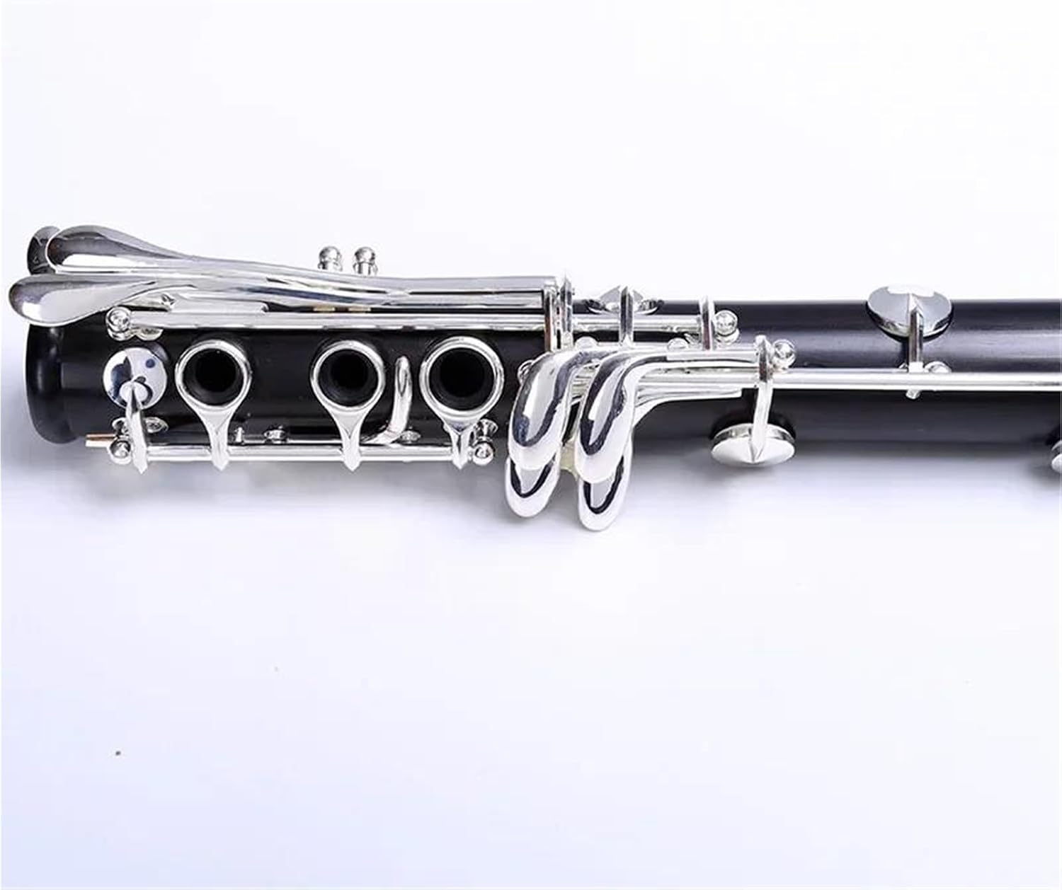 Professional Ebony Clarinet Bb 18 Keys Silver plated M9 Clarinet
