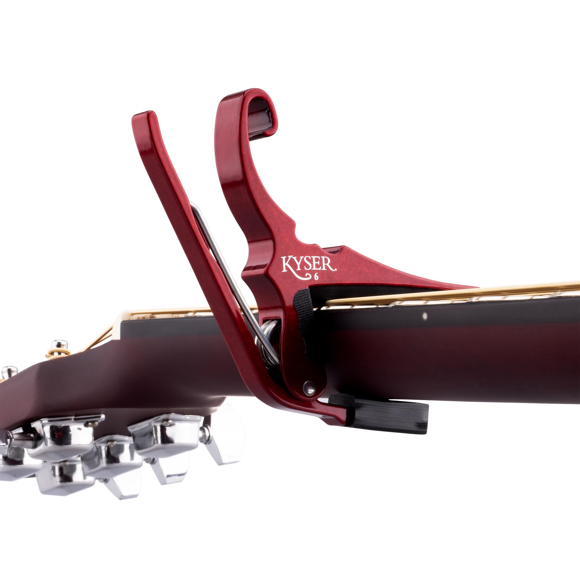 Kyser Quick-Change Guitar Capo for 6-string acoustic guitars, Black, KG6BA
