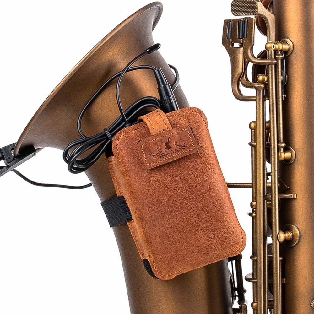Trombone Mic Transmitter Pouch | Wireless Bodypack Holder for Stage, Studio & Live Performance