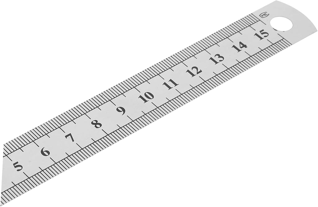 Toddmomy Stainless Steel Guitar Action Gauge Ruler 15CM (6 Inches) Precision Measurement Tool for String Height Luthier and Guitar Setup 1 Piece