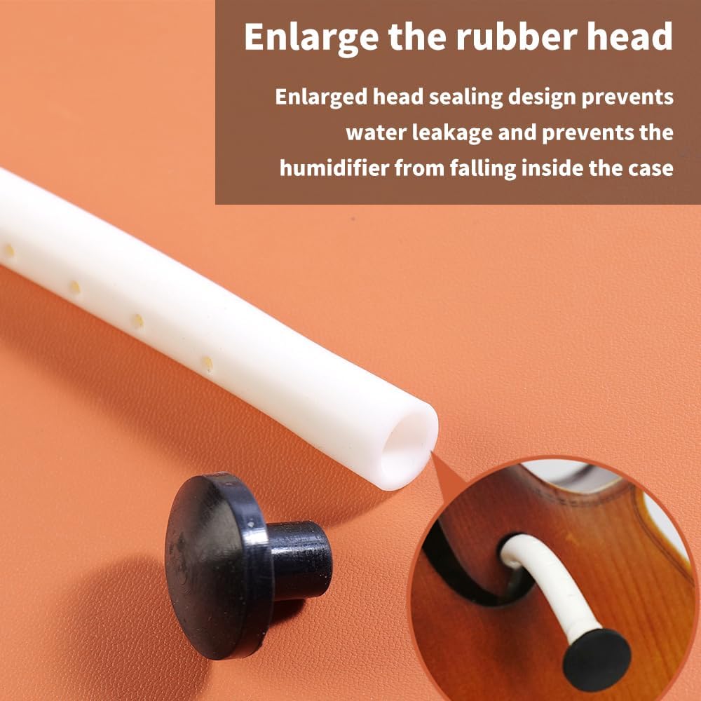 Cello Humidifier Tube | F-Hole Moisturizer for Acoustic Cellos | Synthetic Fiber Sponge Core | Prevent Cracks & Maintain Resonance