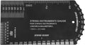 Alomejor String Action Gauge Ruler, Metric and SAE Measurement Scale, String Height Tool for Musical Instruments