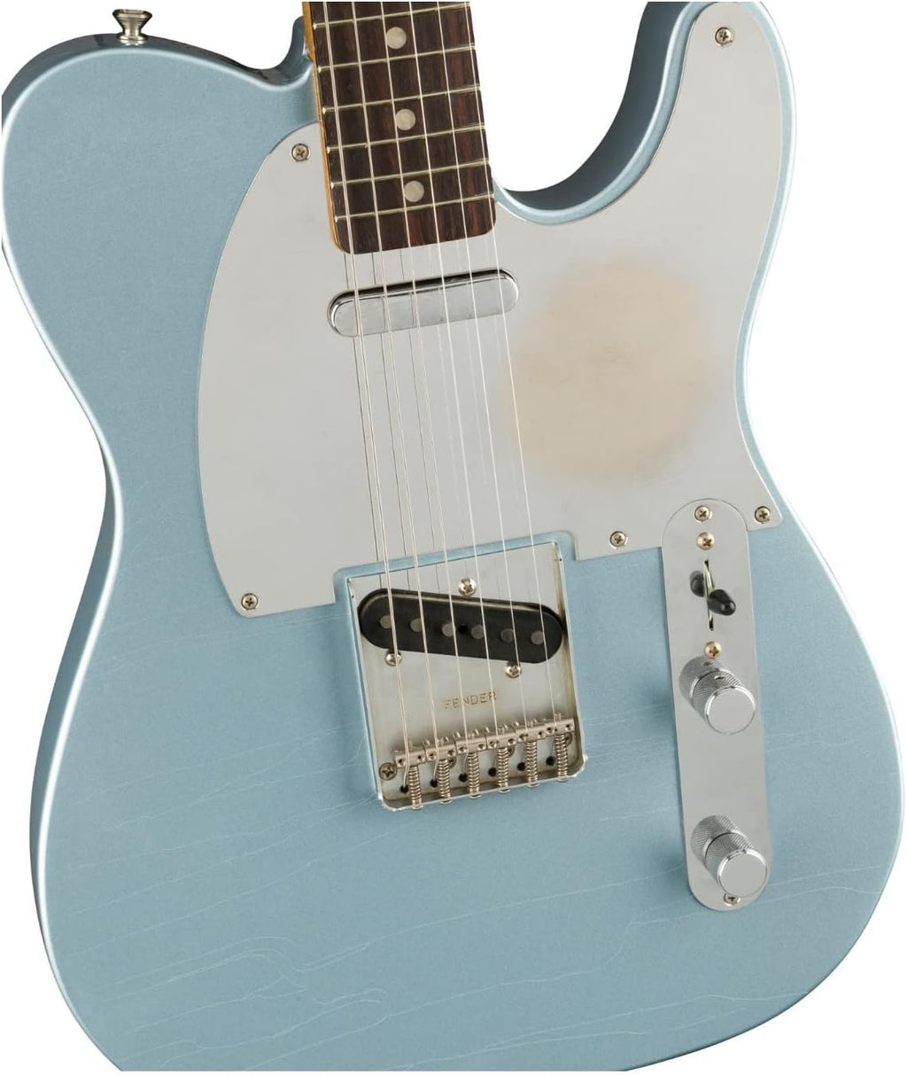 Fender Chrissie Hynde Telecaster Electric Guitar, with 2-Year Warranty, Ice Blue Metallic, Rosewood Fingerboard