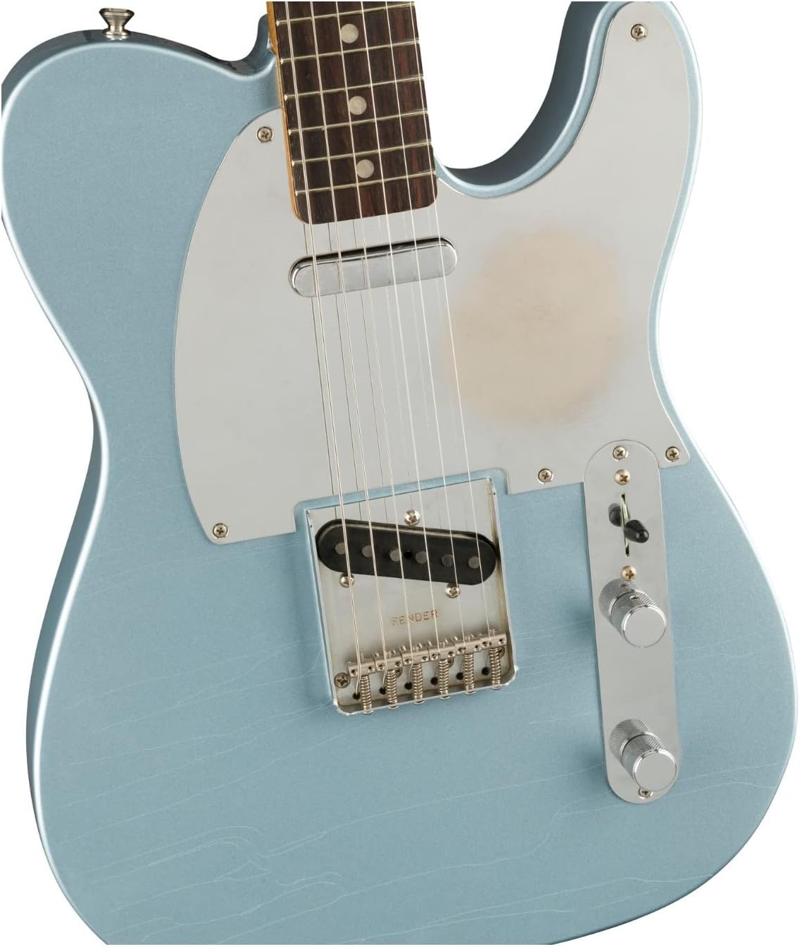 Fender Chrissie Hynde Telecaster Electric Guitar, with 2-Year Warranty, Ice Blue Metallic, Rosewood Fingerboard
