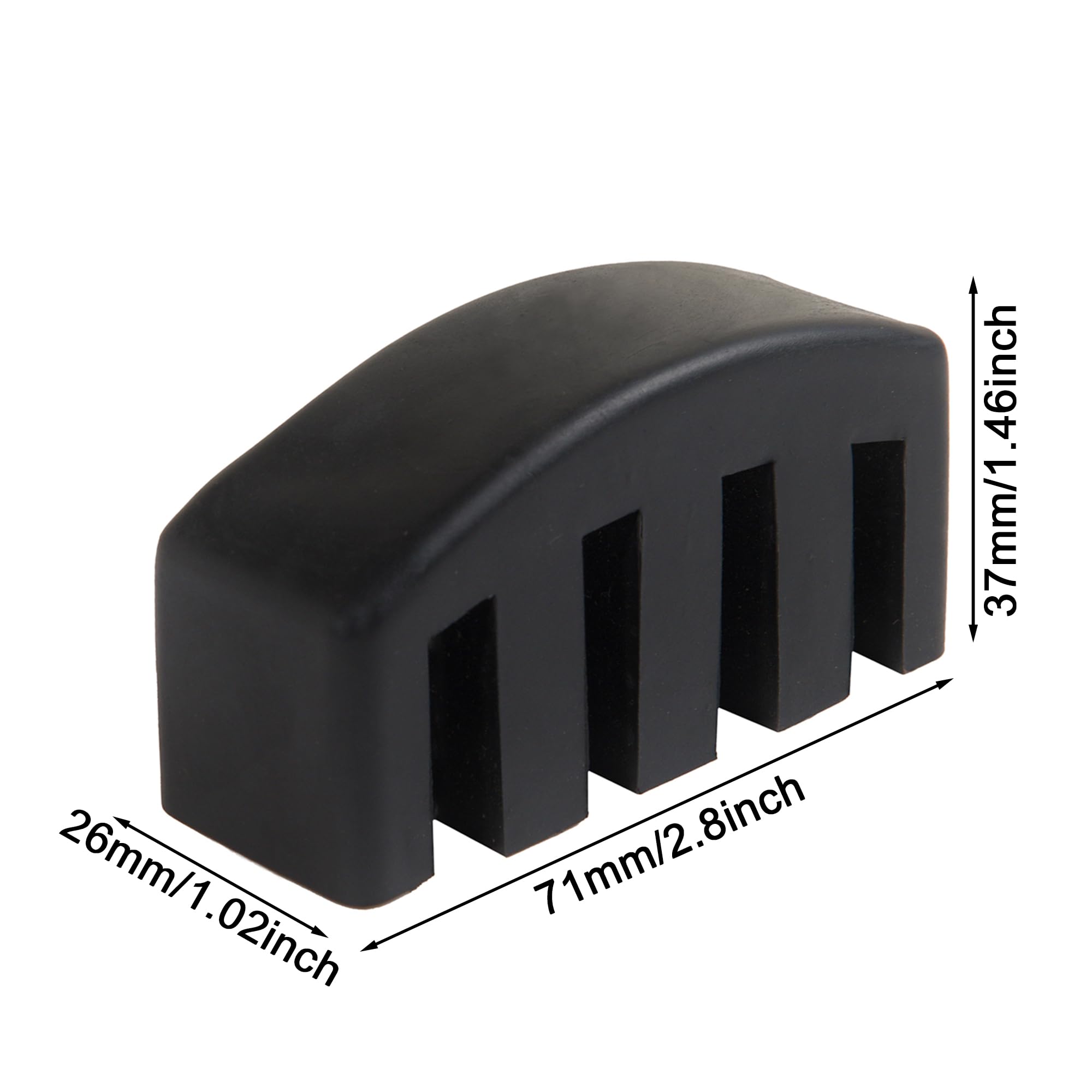 Cello Mute, Rubber Cello Practice Mute, Black
