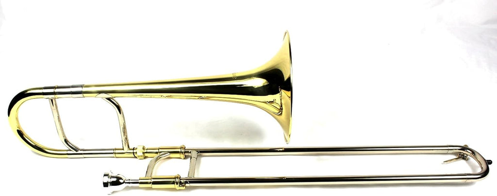 Moz Eb Alto Trombone w/Case and Mouthpiece- Gold Lacquer Finish