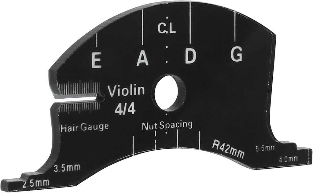 Piutouyar Black 4/4 Violin Bridges Fingerboard Repair Reference Tool | Violins Making Template Tool, Violins Replacement Part
