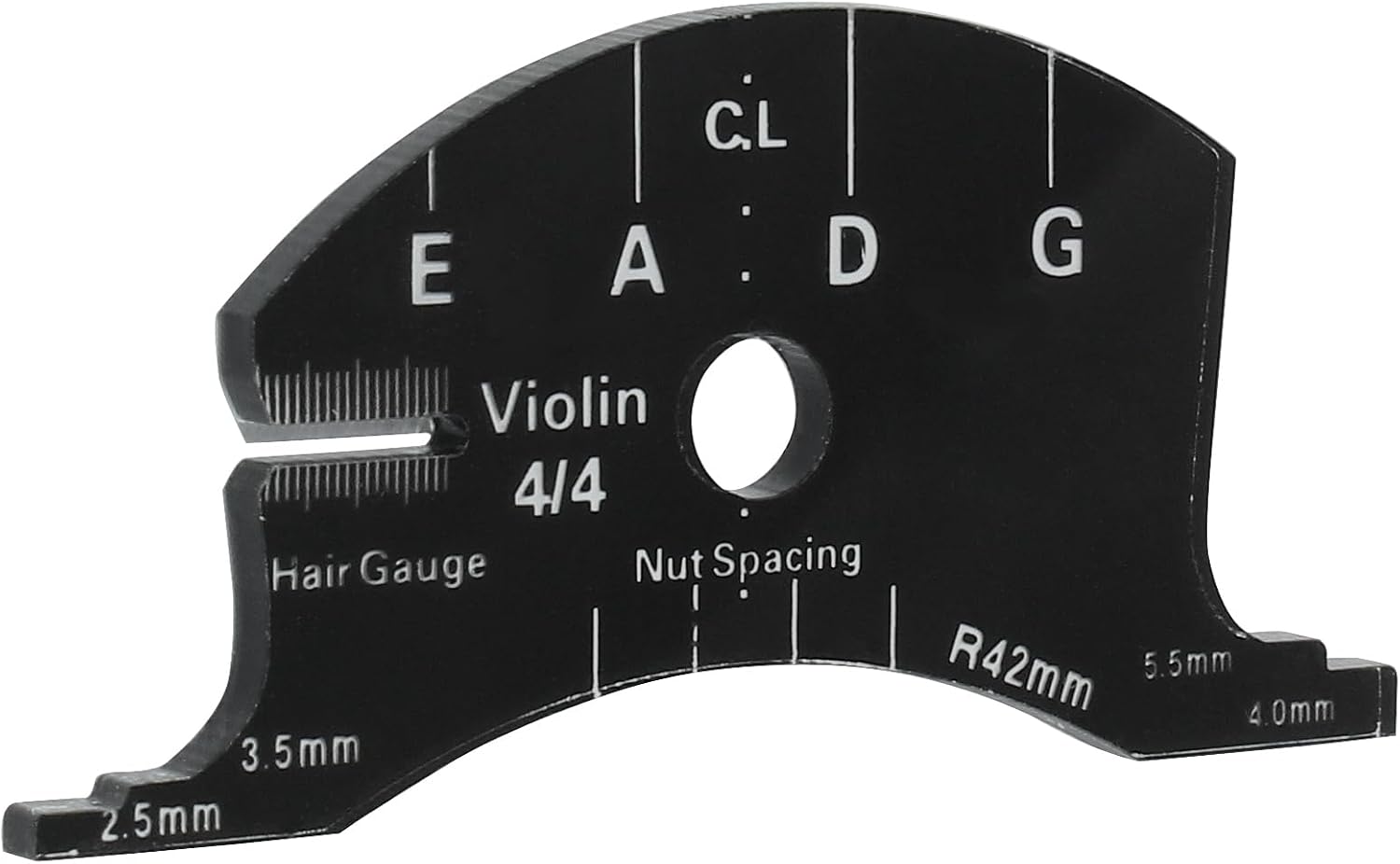 Piutouyar Black 4/4 Violin Bridges Fingerboard Repair Reference Tool | Violins Making Template Tool, Violins Replacement Part