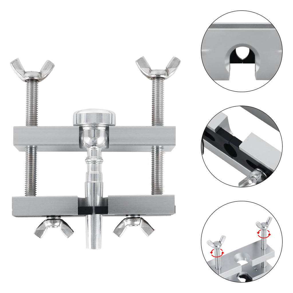 EASTROCK Trumpet Mouthpiece Puller Tool Mouthpiece Remover for Brass-Wind Instrument Black