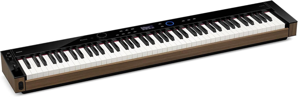Casio Privia PX-S6000 Digital Piano - Black Bundle with Adjustable Stand, Bench, Headphones, Piano Book, Online Piano Lessons, Instructional DVD, and Austin Bazaar Polishing Cloth