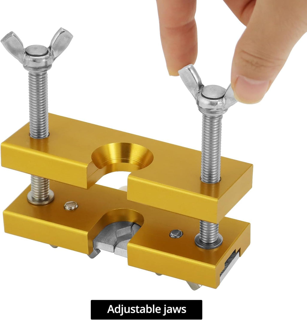 QWORK Trumpet Mouthpiece Remover Puller Tool for Brass-Wind Instrument, Gold