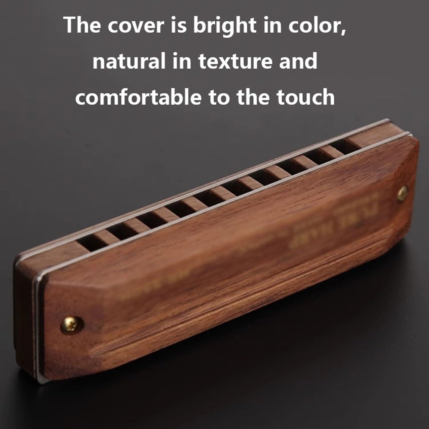 harmonicas for adults instruments for kids chromatic harmonica Diatonic 10-Hole 20-Tone Walnut Harmonica, Suitable for Students, Adults and Beginners /290