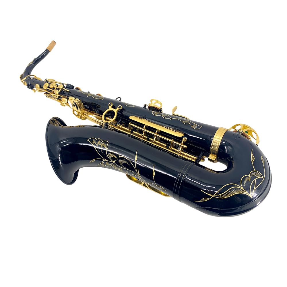 Alto Saxophone E Flat for Adults Student Sax Eb Alto Full Kit With Carrying Sax Case Mouthpiece Straps Reeds Saxophone Beginner Kit