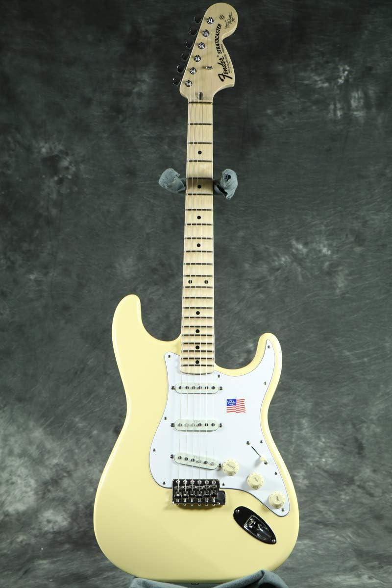 Fender Yngwie Malmsteen Stratocaster, Scalloped Maple Fretboard - Vintage White | Scalloped Maple Fingerboard, 2-Piece Select Alder Body, Seymour Duncan Yjm Fury Sss Pickups, 6-Saddle Vintage Tremolo