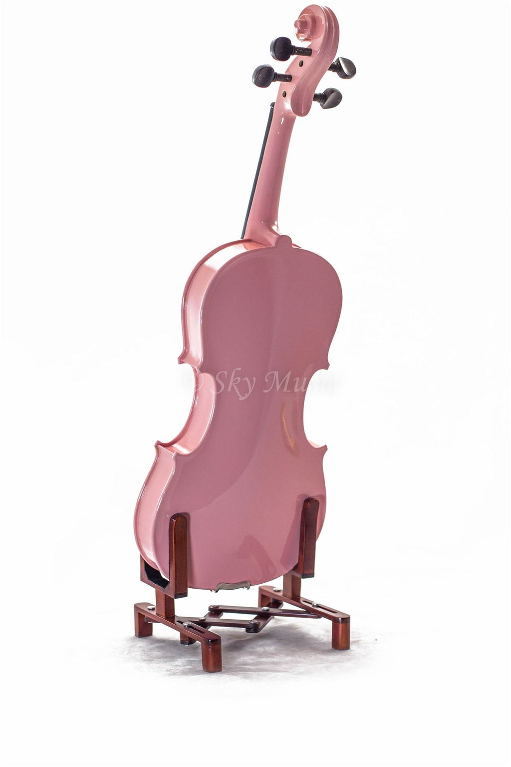 SKY 1/16 Size SKYVN201 Solid Maple Wood Violin with Lightweight Case, Brazilwood Bow, String, Rosin and Mute