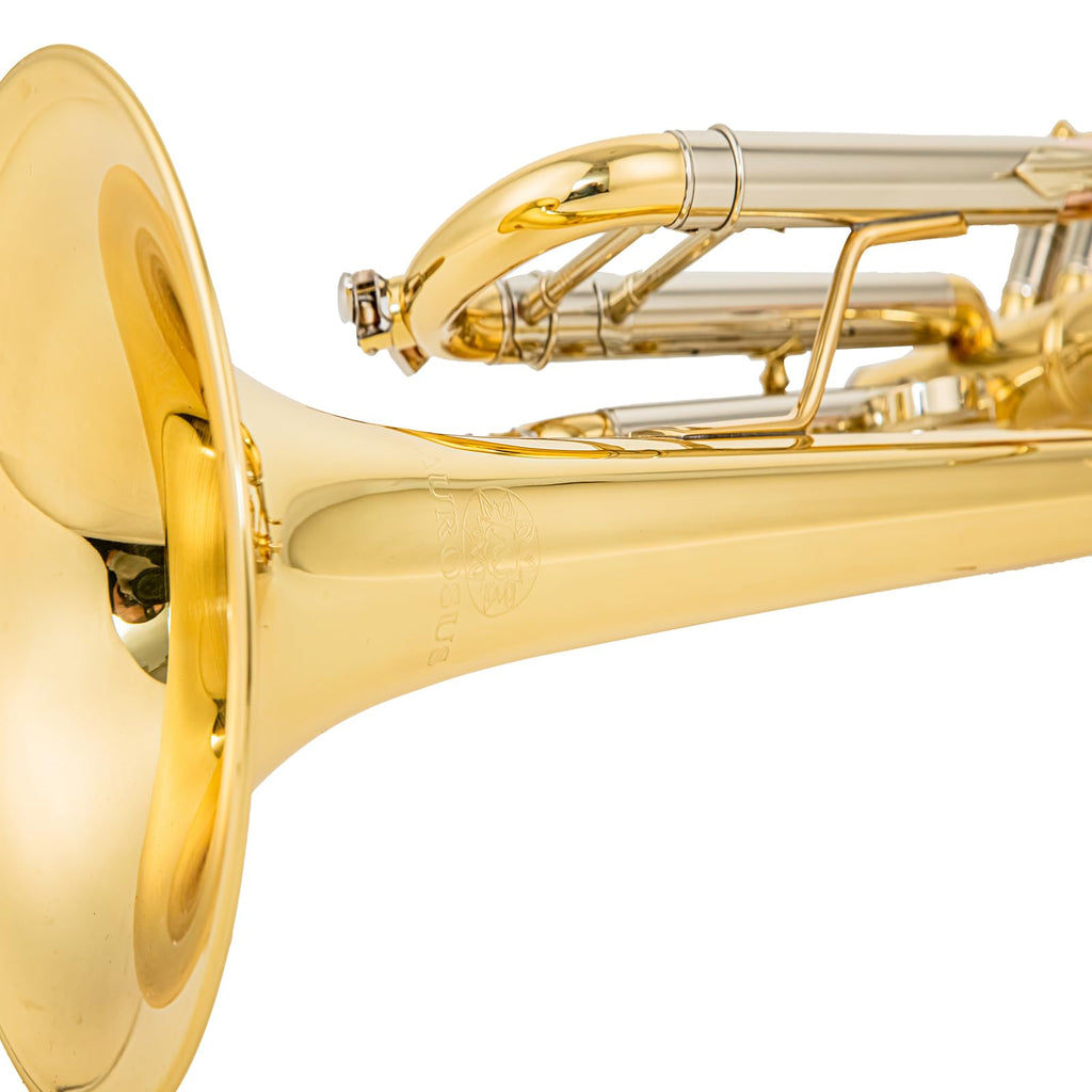 Bb trumpets red gold brass leadpipe mouthpipe advanced student professional trumpet Musical Instruments For Beginner Adults (710 gold brass)