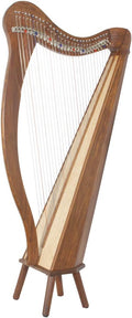 Roosebeck 29-String Mintrel Harp w/Chelby Levers & Pedestal- 5 Panel