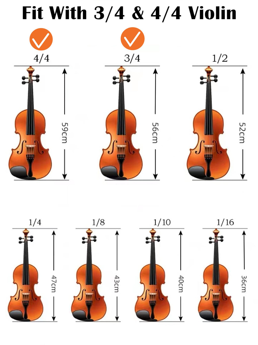 SUEWIO Violin Shoulder Rest for 4/4 Size, Premium Aluminum Alloy Violin Shoulder Rest with Thicken Comfortable Foam Pad & Height Adjustable Feet