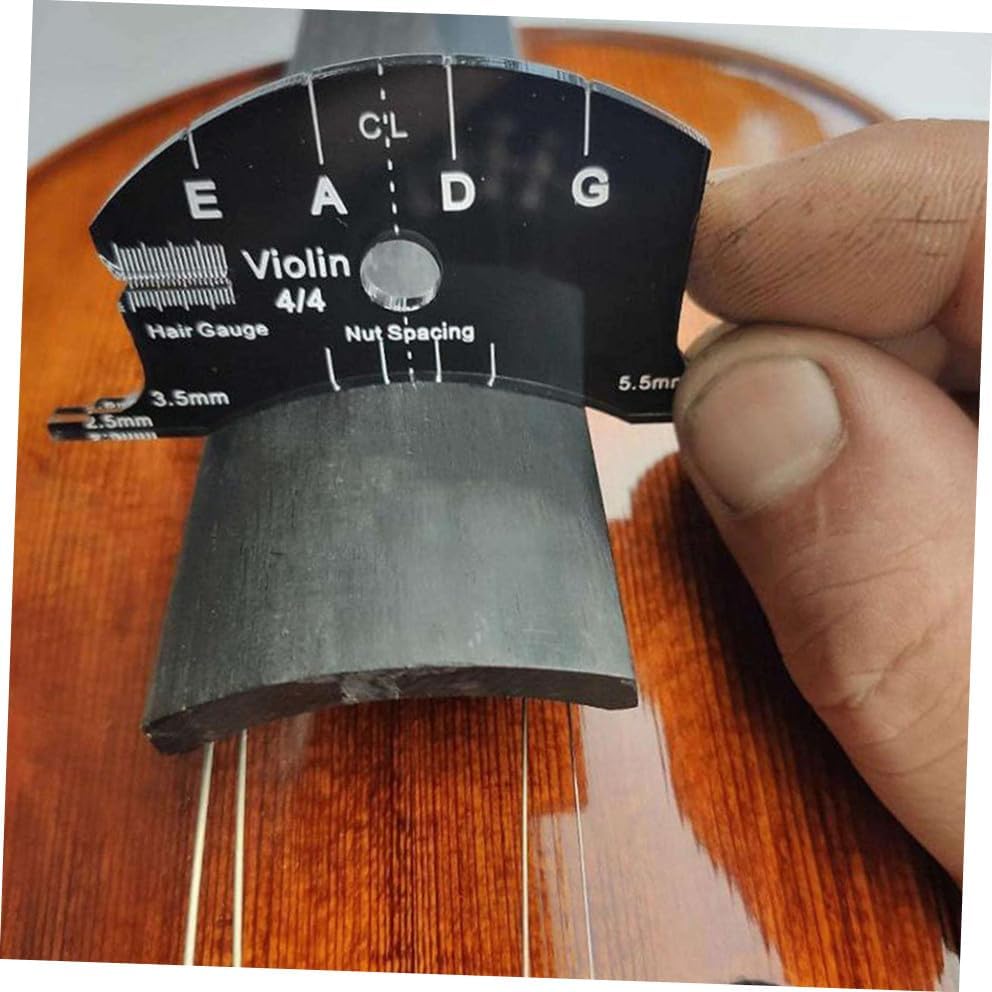 BESTonZON Violin Multifunctional Measuring Ruler Accurate Violin Bridge Tool Easy to Use Accessory