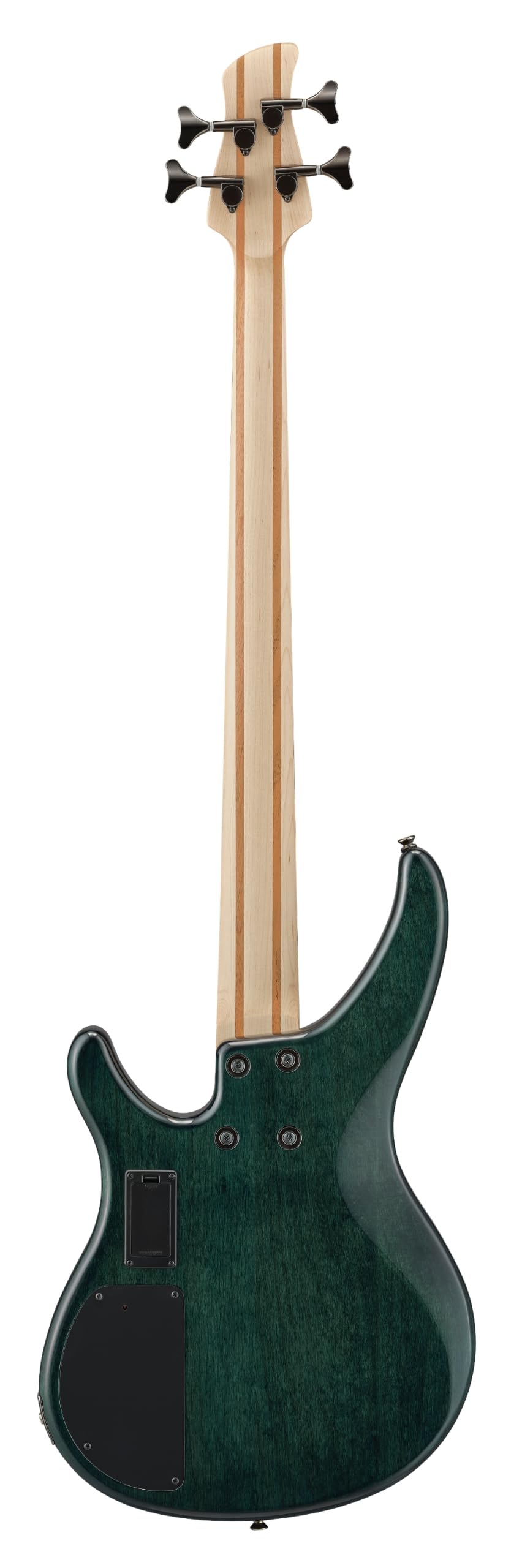 Yamaha TRBX604 4-String Flamed Maple Bass Guitar, Indigo Blue