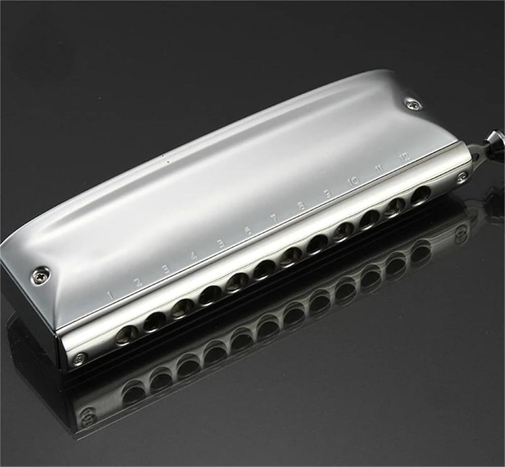 Chromatic Harmonica 12 Hole Professional Armonica Key of C Mouth Organ Musical Instruments