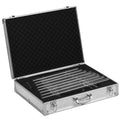 Crystal Harp Kit, 8 Notes C5 D5 E5 F5 G5 A5 B5 C6, Perfect Healing Musical Instrument,for Sound Therapy Healing Meditation, with Aluminum Suitcase,440Hz,440HZ