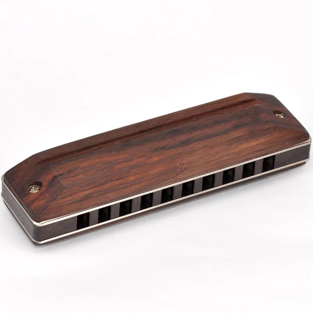harmonicas for adults instruments for kids chromatic harmonica Diatonic 10-Hole 20-Tone Walnut Harmonica, Suitable for Students, Adults and Beginners /290