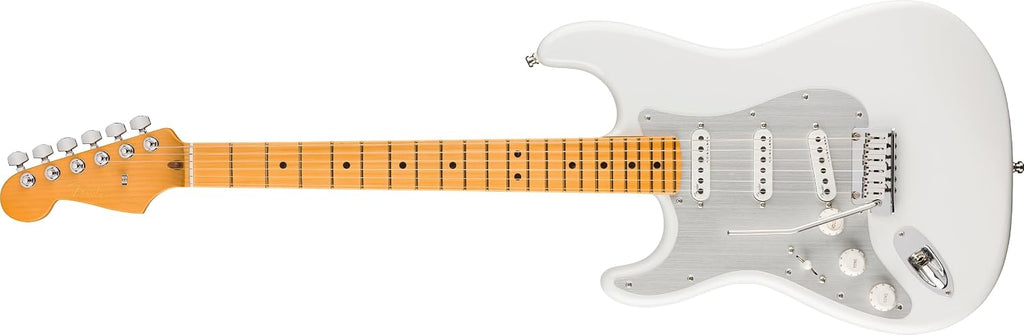 Fender American Ultra II Stratocaster Left-Hand with Maple Fingerboard - Avalanche | Left-Hand American Ultra Ii Strat, Quartersawn Maple Neck and Fingerboard, Ultra Ii Noiseless Pickups, 2-Point Tremolo