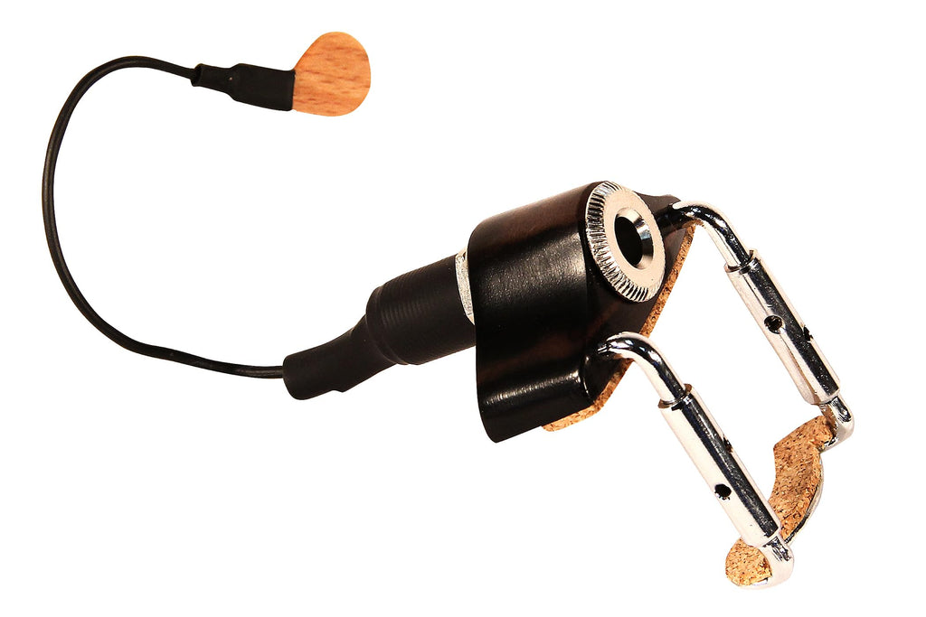 KNA VV-3 Portable Piezo Pickup for Violin and Viola – Lightweight Bridge-Mounted Sensor, Natural Acoustic Sound, Easy Installation, 1/4" Output Jack, No Instrument Modification, Handcrafted in Europe