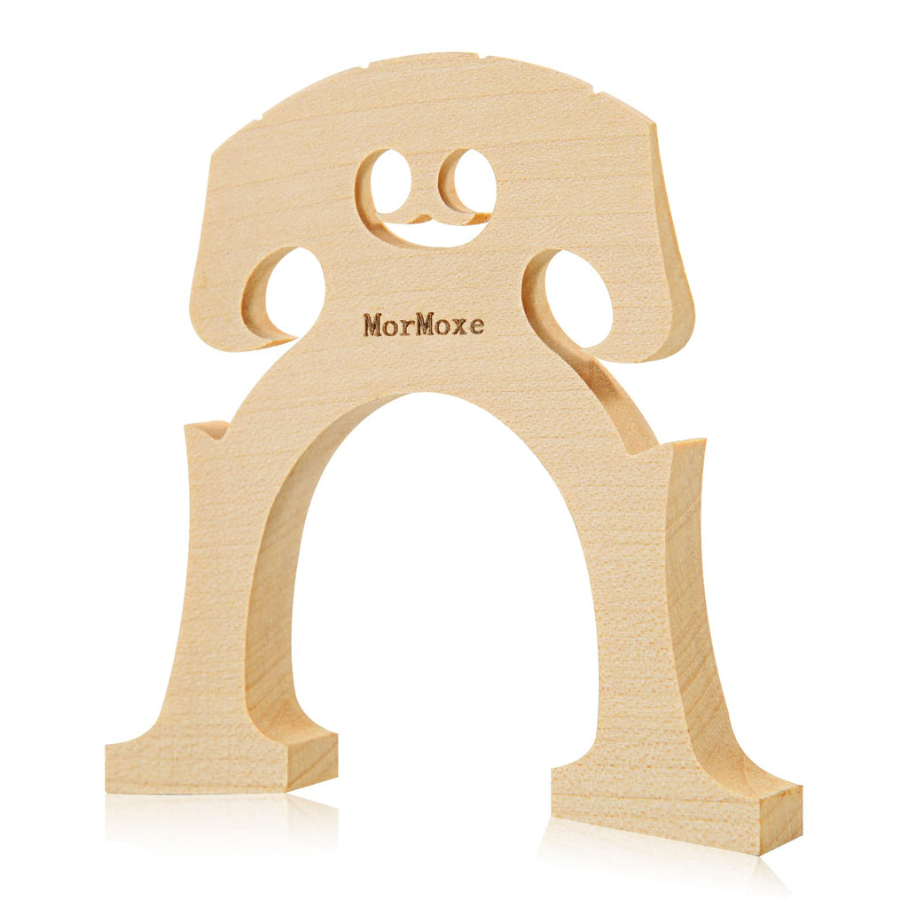 Cello Bridge 4/4 Size - Hand-Carved Maple, Direct Fit, Fully Adjusted - Expertly Handcrafted & Polished for Perfect Fit - Easy Installation - Replacement Accessory for Cello Parts