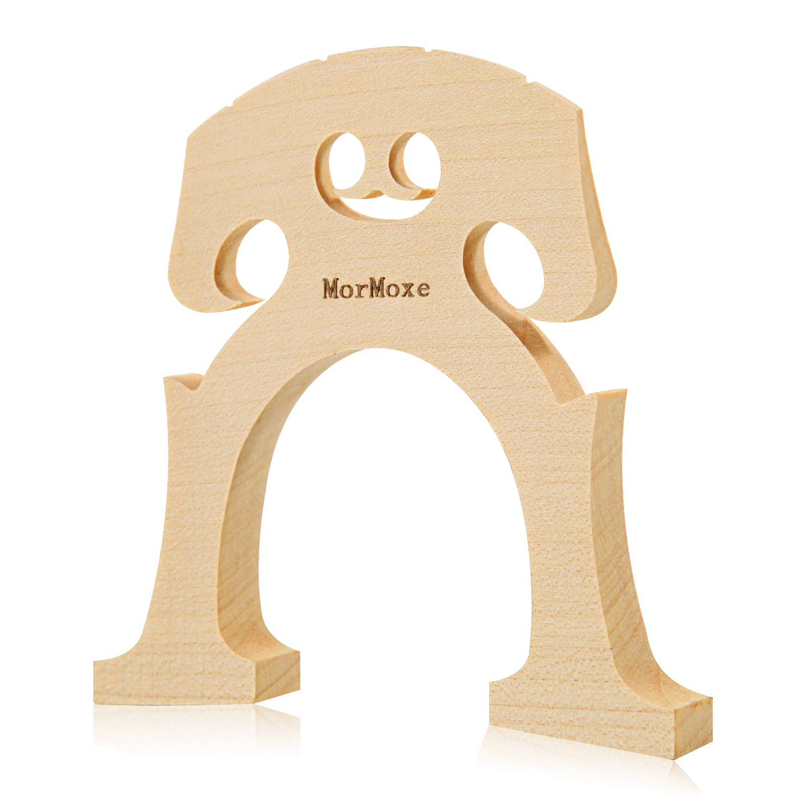 Cello Bridge 4/4 Size - Hand-Carved Maple, Direct Fit, Fully Adjusted - Expertly Handcrafted & Polished for Perfect Fit - Easy Installation - Replacement Accessory for Cello Parts