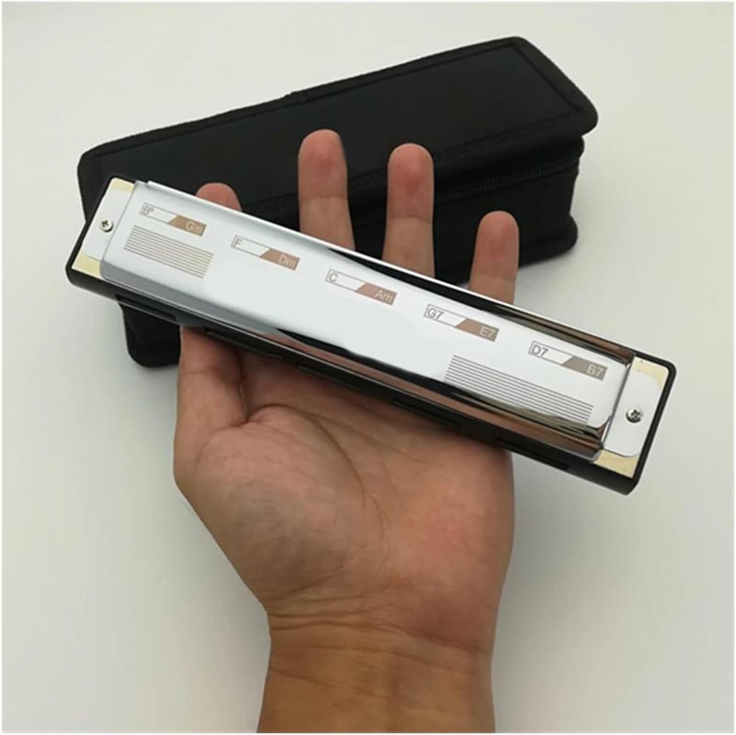 10 Holes Mini Chord Harmonica Senior Professional Performance Pocket Chord Harp Musical Instruments Mouth Organ Harmonica Professional